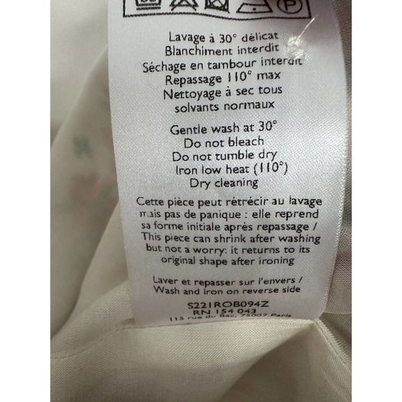 SEZANE ADÈLE DRESS JARDIN SECRET SIZE 38 US 6 - Picture 14 of 16